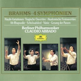 Cover image for Brahms 4 Symphonien