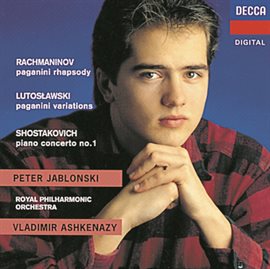 Cover image for Rachmaninov/Shostakovich/Lutoslawski: Rhapsody on a Theme of Paganini/Piano Concerto No.1/Paganin...