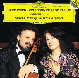 Cover image for Beethoven: Cello Sonatas Op.69 & 102; Variations
