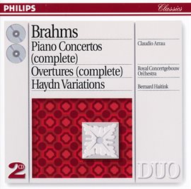 Cover image for Brahms: Piano Concertos Nos.1 & 2/Haydn Variations etc.