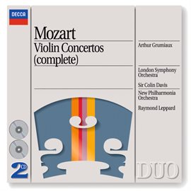 Cover image for Mozart: Violin Concertos Nos. 1/5 etc.