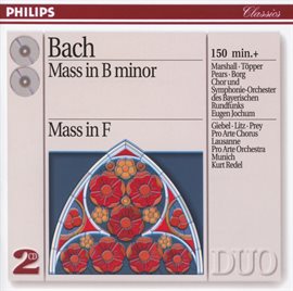 Cover image for Bach, J.S.: Mass in B minor/Missa Brevis in F
