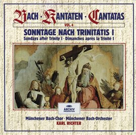 Cover image for Bach, J.S.: Sundays after Trinity I (Vol. 4)