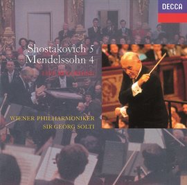Cover image for Mendelssohn: Symphony No.4/Shostakovich: Symphony No.5