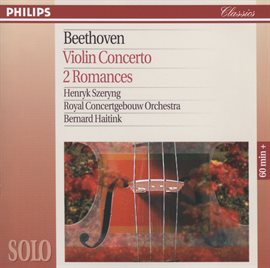 Cover image for Beethoven: Violin Concerto; Violin Romances Nos.1 & 2