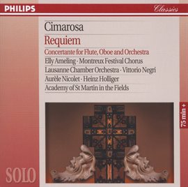 Cover image for Cimarosa: Requiem; Concertante for Flute, Oboe & Orchestra