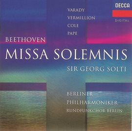 Cover image for Beethoven: Missa Solemnis