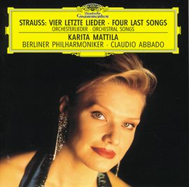 Cover image for Strauss, R.: Vier letzte Lieder; Orchesterlieder