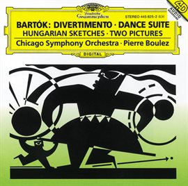 Cover image for Bartók: Divertimento; Dance Suite; Two Pictures; Hungarian Sketches