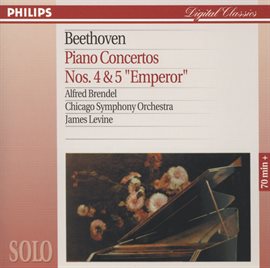 Cover image for Beethoven: Piano Concertos Nos.4 & 5 "Emperor"
