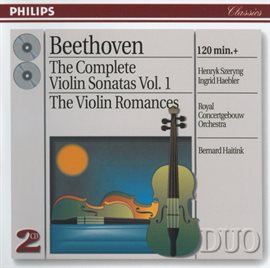 Cover image for Beethoven: The Complete Violin Sonatas, Vol. I; The Violin Romances