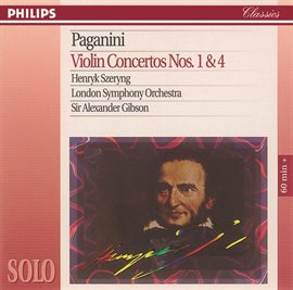 Cover image for Paganini: Violin Concertos Nos. 1 & 4