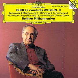 Cover image for Boulez conducts Webern II