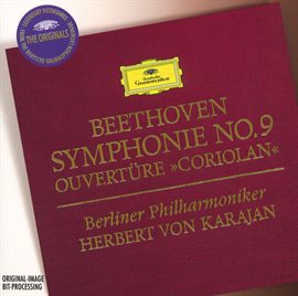 Cover image for Beethoven: Symphony No.9; Overture "Coriolan"