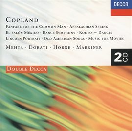Cover image for Copland: Appalachian Spring; Lincoln Portrait; Fanfare; Rodeo, etc.
