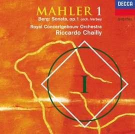 Cover image for Mahler: Symphony No. 1 / Berg: Sonata, Op. 1 (Orch. Verbey)