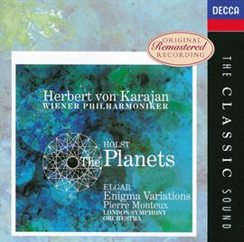 Cover image for Elgar: Enigma Variations / Holst:The Planets
