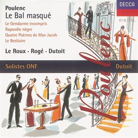 Cover image for Poulenc: Le bal masqué/Chamber Works