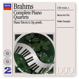 Cover image for Brahms: Complete Piano Quartets