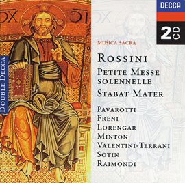 Cover image for Rossini: Petite messe solennelle; Stabat Mater