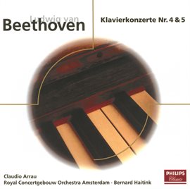 Cover image for Beethoven: Piano Concerto No.4 Op.58 & No.5 Op.73