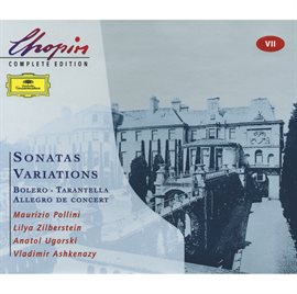 Cover image for Chopin: Sonatas; Variations; Bolero; Tarantella; Allegro de concert