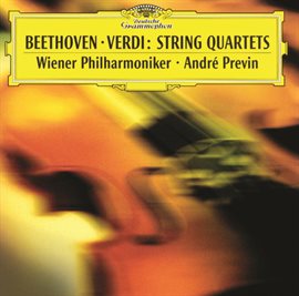 Cover image for Beethoven/Verdi: String Quartets