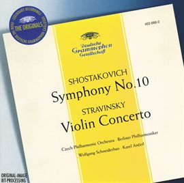 Cover image for Stravinsky: Violin Concerto in D / Shostakovich: Symphony No.10, Op.93