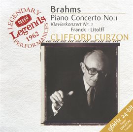 Cover image for Brahms: Piano Concerto No.1 / Franck: Variations Symphoniques /  Litolff: Scherzo
