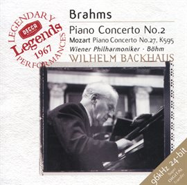 Cover image for Brahms: Piano Concerto No.2 / Mozart: Piano Concerto No.27