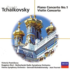 Cover image for Tchaikovsky: Piano Concerto No.1; Violin Concerto