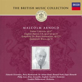 Cover image for Arnold: Guitar Concerto; English Dances; Symphony for Brass, etc.