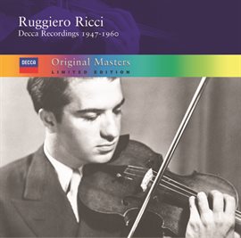 Cover image for Ruggiero Ricci: Decca Recordings 1950-1960