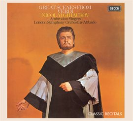 Cover image for Nicolai Ghiaurov - Great Scenes from Verdi Operas