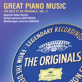 Cover image for Great Piano Performances: The Best of DG Originals