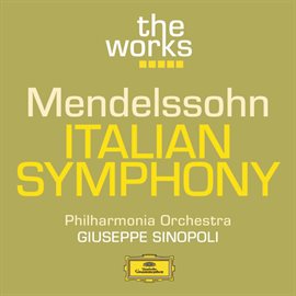 Cover image for Mendelssohn: Symphony No. 4 "Italian"