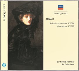 Cover image for Mozart: Sinfonia Concertante; Concertone for 2 Violins