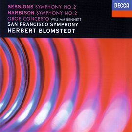 Cover image for Harbison: Symphony No. 2; Oboe Concerto / Sessions: Symphony No. 2