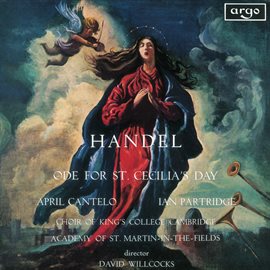 Cover image for Handel: Ode For St. Cecilia's Day