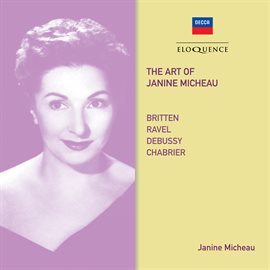 Imagen de portada para The Art Of Janine Micheau