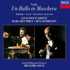 Cover image for Verdi: Un ballo in maschera (Highlights)
