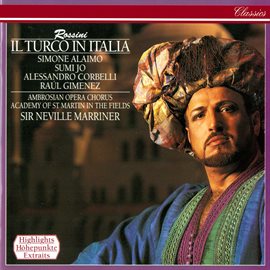 Cover image for Rossini: Il Turco in Italia (Highlights)