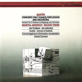 Cover image for Bartók: Concerto For 2 Pianos, Percussion & Orchestra / Kodály: Dances Of Galánta