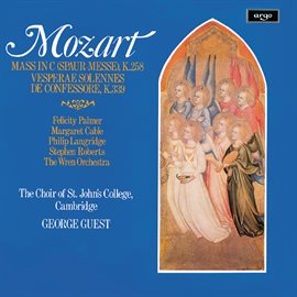 Cover image for Mozart: Missa brevis; Vesperae Solennes