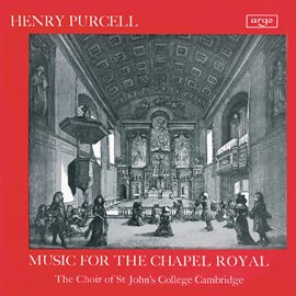 Cover image for Purcell: Music for the Chapel Royal