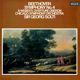 Cover image for Beethoven: Symphony No. 4 / Weber: Overture "Oberon"