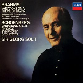 Cover image for Brahms: Variations on a Theme by Haydn / Schoenberg: Variations, Op.31