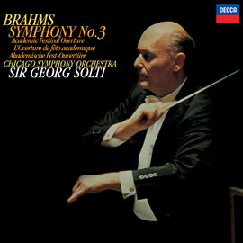 Cover image for Brahms: Symphony No. 3; Academic Festival Overture
