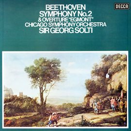 Cover image for Beethoven: Symphony No. 2; Overture "Egmont"
