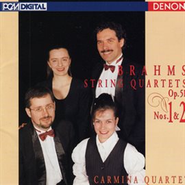 Cover image for Brahms: String Quartets Op. 51, Nos. 1 & 2